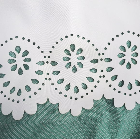 Beautiful A-line laser cut scuba skirt - Picture 3 of 4